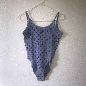 Adidas periwinkle bodysuit
